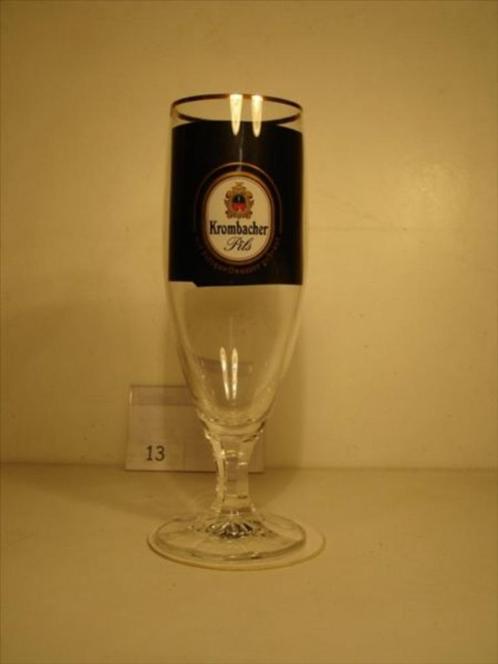 11. Fluit N13 – Krombacher pilsener – 0,25 cl., Verzamelen, Biermerken, Nieuw, Glas of Glazen, Ophalen of Verzenden