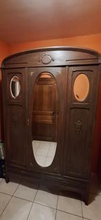 ANTIEKE KLEERKAST, Enlèvement, Utilisé, Autres essences de bois, Avec espace de penderie