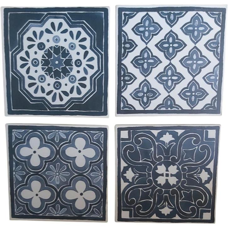 ensemble de quatre pièces en toile 30x30cm, Maison & Meubles, Accessoires pour la Maison | Peintures, Dessins & Photos, Comme neuf