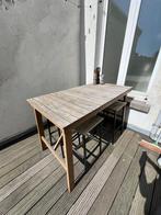 Houten tuintafel , Ophalen, Gebruikt, Rechthoekig, Teakhout