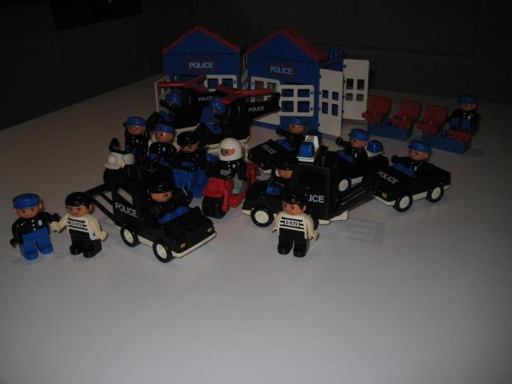 Lego Duplo vintage lot Politie, Kinderen en Baby's, Speelgoed | Duplo en Lego, Gebruikt, Duplo, Complete set, Ophalen of Verzenden