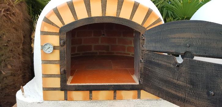 Pizza oven Livorno - Ambiënta : geïsoleerd 100x100 cm, Tuin en Terras, Tuinmeubel-accessoires, Nieuw, Ophalen of Verzenden