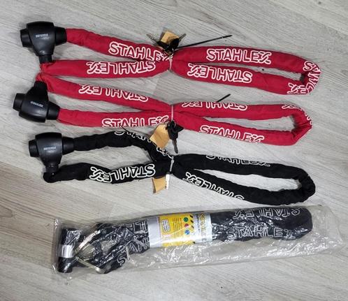4x kettingsloten STAHLEX 120cm, Motoren, Accessoires | Sloten, Nieuw, Ophalen of Verzenden