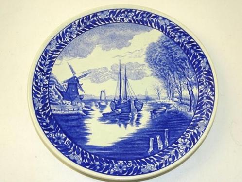 Prachtige oude sierbord (Royal Boch Delfts), Antiek en Kunst, Antiek | Wandborden en Tegels, Ophalen of Verzenden