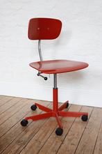Retro design stoel Jorgen Rasmussen voor KEVI-rood, Ophalen, Zo goed als nieuw, Rood, Bureaustoel
