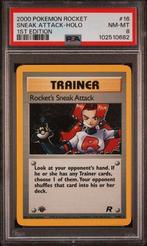 16/82 Rocket's sneak attack 1st psa 8, Ophalen of Verzenden, Foil