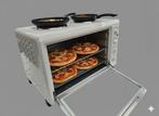 Multifunctional vrijstaande oven met spit/grill/kookplaten, Ophalen, Minder dan 45 cm, Gebruikt, Hete lucht
