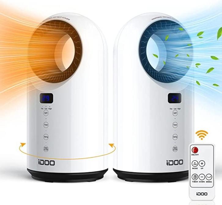 Ventilator Afstandsbediening Koud of Warm Timer 🥶🤗🔥🎁👌, Elektronische apparatuur, Airco's, Nieuw, Tafel- of Grondventilator