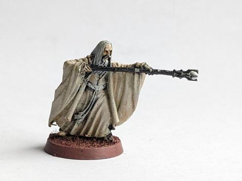 Lord of the Rings ‘Saruman’ (metaal, 28mm) Games Workshop, Hobby en Vrije tijd, Wargaming, Gebruikt, Lord of the Rings, Figuurtje(s)