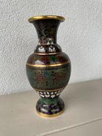 Vintage Chinese cloisonne emaille en doorschijnende vaas, Antiek en Kunst, Ophalen