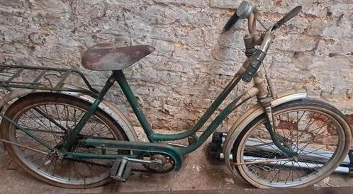 Zeldzame Duitse RIXE zwanenhalsfiets, jaren 40, kindermaat, Fietsen en Brommers, Fietsen | Oldtimers, Ophalen of Verzenden