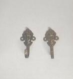 2 Vintage kapstokjes. Bronskleurig., Huis en Inrichting, Woonaccessoires | Kapstokken, Ophalen, Zo goed als nieuw