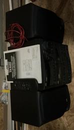 JVC stereo keten : radio, cassette deck, cd + 2 geluidsboxen, TV, Hi-fi & Vidéo, Chaîne Hi-fi, Haut-parleurs, Enlèvement, Utilisé