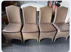 Landelijke stoelen vincent sheppard taupe, Huis en Inrichting, Stoelen, Ophalen, Gebruikt, Leer, Landelijk