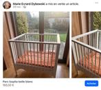 Parc bébé, ciel de lit, matelas et fond de parc, Enfants & Bébés, Parcs, Enlèvement, Comme neuf, Réglable en hauteur