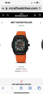 Nieuwe horloge van ROTORCRAFT WATCHES (universe RC5603, Handtassen en Accessoires, Horloges | Heren, Nieuw, Overige merken, Ophalen of Verzenden