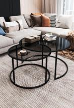 Tokyo 2 stuks salontafel, Huis en Inrichting, Verzenden, Nieuw, Glas