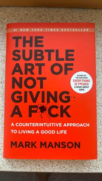 Mark Manson - The Subtle Art of Not Giving a F*ck beschikbaar voor biedingen