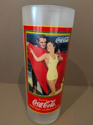 Coca cola glazen retro Delicious and refreshing beschikbaar voor biedingen