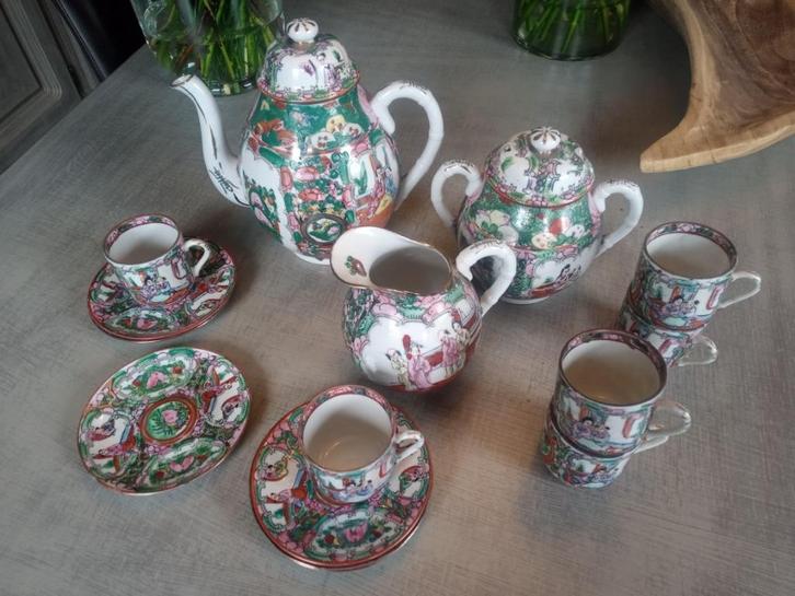 Chinese serviesjes, Antiek en Kunst, Antiek | Servies compleet, Ophalen of Verzenden