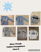 River woods pakket longsleeves / maat 128, Ophalen of Verzenden, Zo goed als nieuw