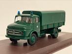 Brekina (als Herpa) Mercedes L322 huifbak Polizei 1:87, Ophalen of Verzenden, Zo goed als nieuw, Bus of Vrachtwagen, Brekina