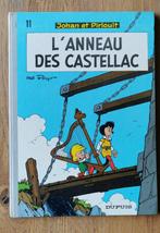 Johan et Pirlouit - L'anneau de Castellac - dos rond - 1975, Livres, Une BD, Utilisé, Enlèvement ou Envoi, Peyo