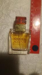 Vintage Flacon parfum toilette gucci accenti 50ml Italy, Utilisé, Enlèvement ou Envoi