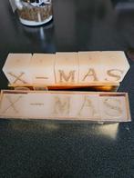 Kerstkaarsjes met gouden letters, nieuw, Ophalen of Verzenden, Nieuw