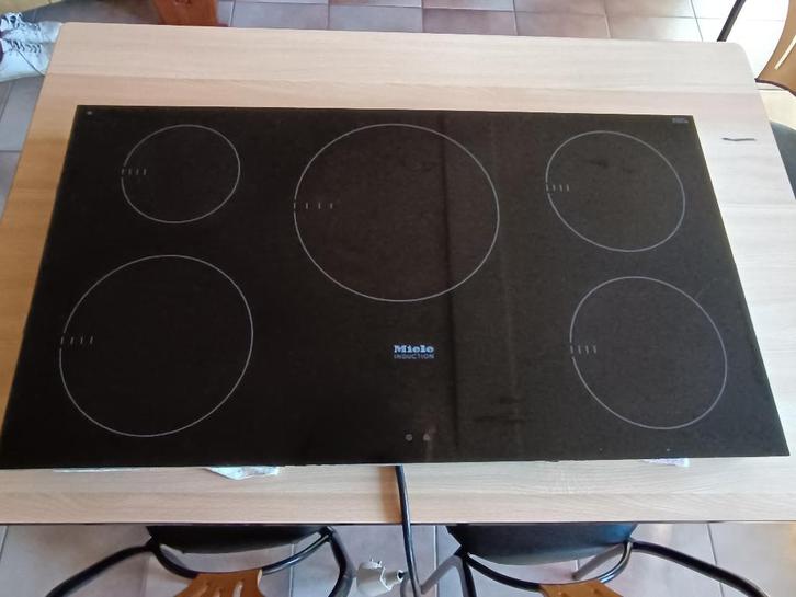 Vanaf 1€ Miele inductie kookplaat hoge kwaliteit ref KM 6383, Elektronische apparatuur, Kookplaten, Zo goed als nieuw, Inbouw