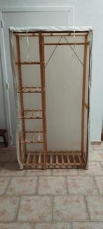 Etagère, armoire penderie en bois et tissu., Ophalen, Gebruikt, 50 tot 100 cm, 25 tot 50 cm