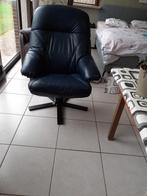 Zetel blauw, Huis en Inrichting, Fauteuils, Ophalen, Zo goed als nieuw, Kunststof
