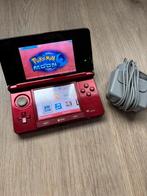 Nintendo 3ds + Pokemon Moon!, Games en Spelcomputers, Spelcomputers | Nintendo 2DS en 3DS, Met games, Ophalen of Verzenden, Rood