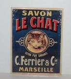Savon Le Chat / C. Ferrier & Cie Marseille, Nieuw, Reclamebord, Verzenden