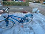 Fiets meisjes/jongens blauw Elops 8 à 10 jaar 3 vitessen, Ophalen, Gebruikt, Elops ( Decathlon ), Handrem