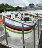 Haakarmplateau 5 meter met interactieve fietsattractie, Ophalen