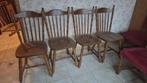 5 houten stoelen + evt vervoer mogelijk indien niet te ver, Huis en Inrichting, Stoelen, Ophalen, Hout