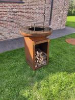 Plancha BBQ met rooster en deksel, Tuin en Terras, Houtskoolbarbecues, Ophalen, Zo goed als nieuw