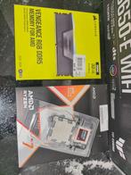 AMD Ryzen 7 9800X3D + Asus B650-E TUF Gaming  + 2X CORSAIR V, 8-core, Nieuw, Ophalen of Verzenden, AMD Ryzen 7