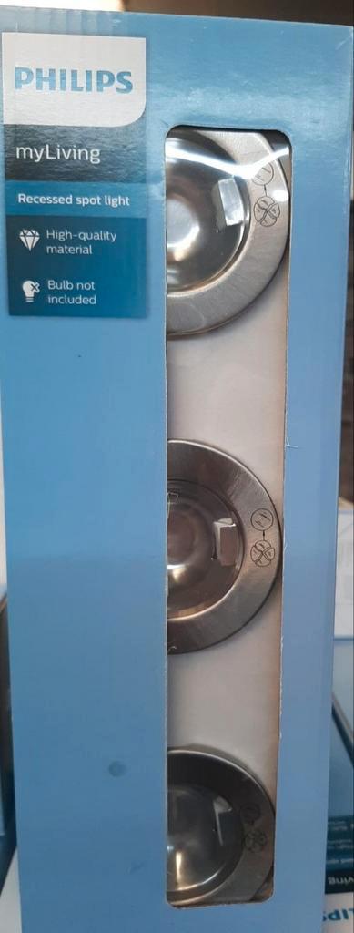 Lot de nouveaux spots encastrés Philips myliving à vendre., Maison & Meubles, Lampes | Spots, Neuf, Spot encastrable ou Spot mural