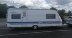 Caravan te koop, Caravans en Kamperen, Vast bed, Rondzit, Hobby, 7 tot 8 meter