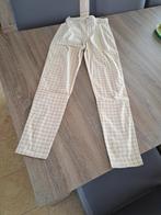 Transit geruite broek - hoge taille - small, Kleding | Dames, Beige, Zo goed als nieuw, Maat 36 (S), Lang