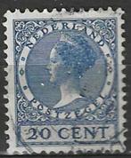 Nederland 1924/1927 - Yvert 145 - Koningin Wilhelmina (ST), Verzenden, Gestempeld