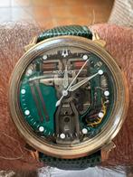 Bulova accutron space view, Handtassen en Accessoires, Horloges | Heren, Overige materialen, Leer, Polshorloge, Zo goed als nieuw
