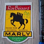 Autocollant de l'équipe de course Ros Carillon Dendria Dende, Enlèvement ou Envoi, Comme neuf, Société ou Association