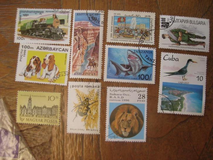 oude postzegels - allerlei + Adolf Hitler, Postzegels en Munten, Postzegels | Afrika, Gestempeld, Overige landen, Ophalen