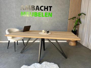 EIKEN Tafel Eettafels tafelbladen Ovaal rechthoekig Rond !! beschikbaar voor biedingen