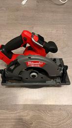 Circelzaag fcsg66-0 met guiderails & klemmen, Ophalen, Cirkelzaag, Zo goed als nieuw, Milwaukee