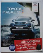 Toyota Magazine 04/2013 RAV4/Verso/Auris, Livres, Autos | Brochures & Magazines, Comme neuf, Envoi, Toyota