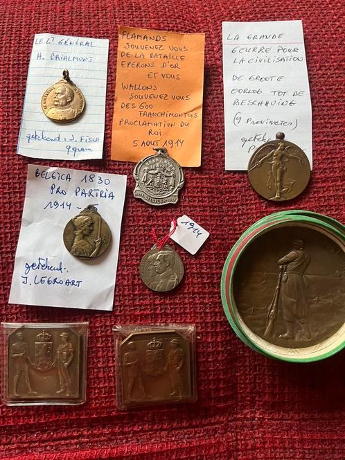 Medaille oorlog België, Postzegels en Munten, Penningen en Medailles, Ophalen